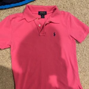 Boys Polo, Sz 10-12, Pink